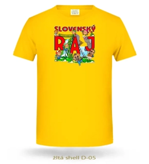 Tričká detské SLOVENSKÝ RAJ TURISTI 